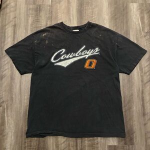 S3 - VINTAGE 00s OKLAHOMA STATE UNIVERSITY OSU COWBOYS T SHIRT